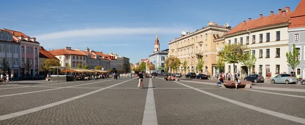 Vilnius dagen stadsliv: 2012 05 01 — Stockfoto