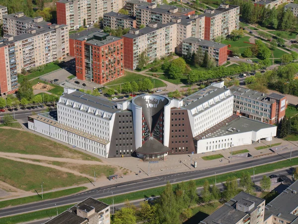 stock image Social insurance office building in Vilnius - Sodra