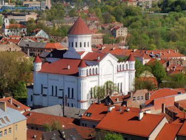 vilnius şehrinde beyaz Ortodoks Kilisesi