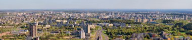 sabah vilnius City - sermaye havadan görünümü.