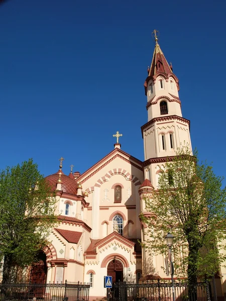 Gereja Ortodoks di ibukota Lithuania . — Stok Foto