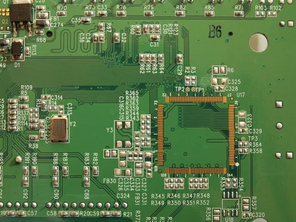 Placa de circuito impresso de tecnologia de rádio WiFi — Fotografia de Stock