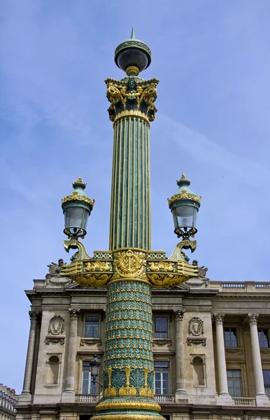 Chandelier royal place of concorde — Stock Photo, Image