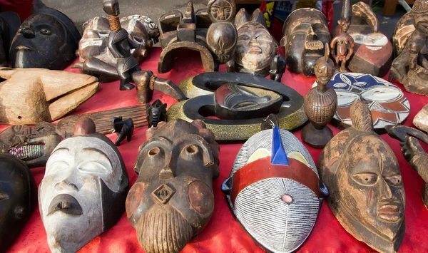 stock image Some African masks