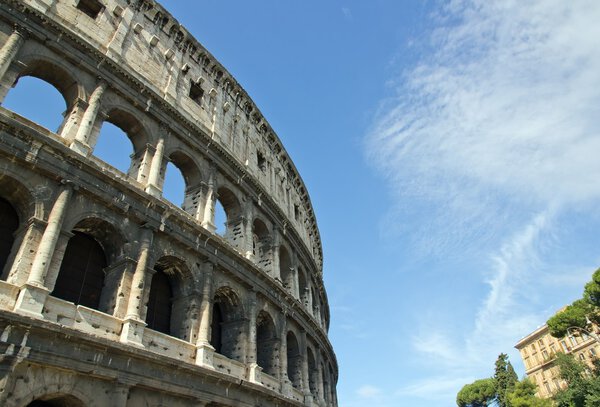 Arcades of the Coliseum (Rome Italy)
