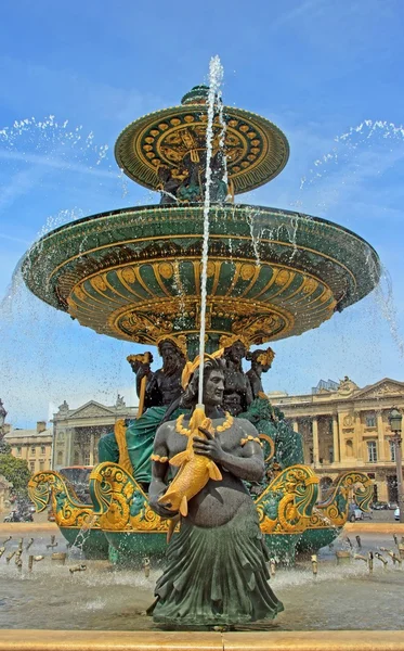 Fontana a Parigi (Francia) ) — Foto Stock