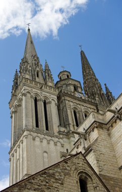 Cathedral of Angers (France) clipart