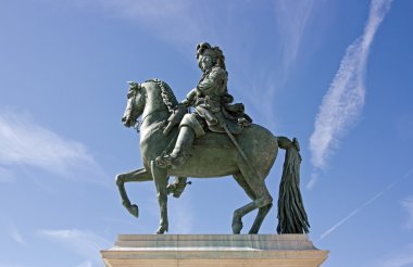 Louis XIV on horseback clipart