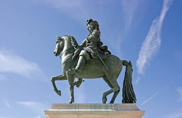 Louis XIV on horseback — Stock Photo, Image