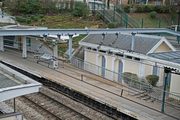 stock image Beautiful old style train station