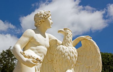 Ganymede and the Eagle Zeus clipart