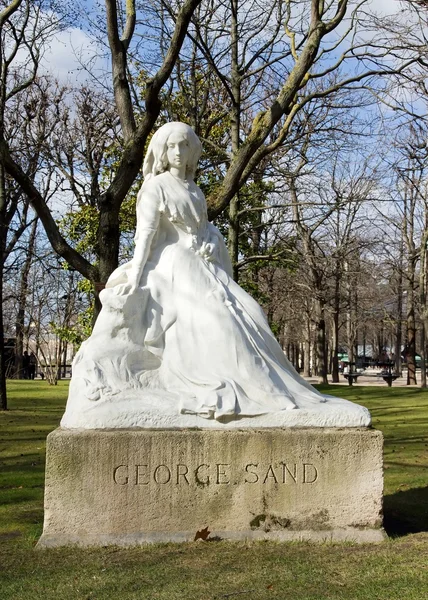 Statue of George Sand — Stock Photo, Image