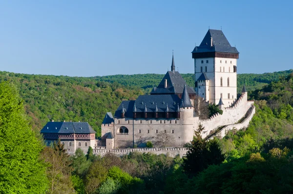 Castelo de Karlstejn, República Checa Imagens De Bancos De Imagens