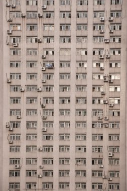 Facade of block of flats clipart