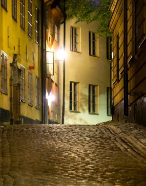 akşam Stockholm sokak