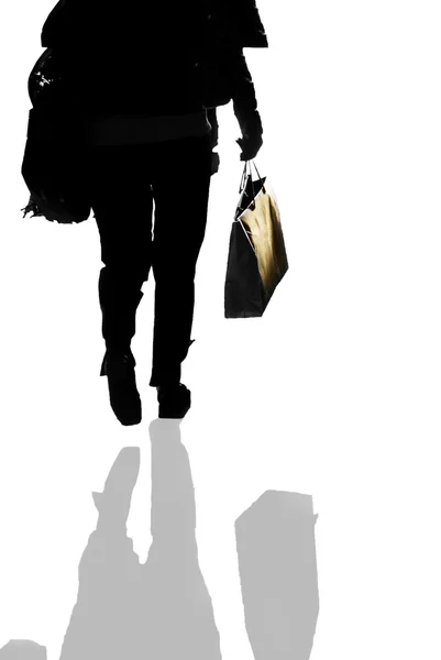 Persona che trasporta una borsa — Foto Stock