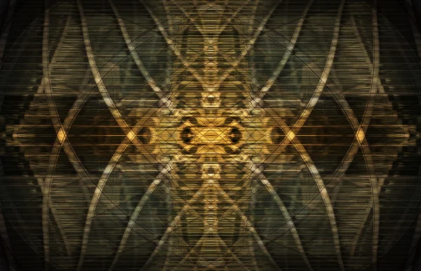 Abstrakt gyllent mønster – stockfoto