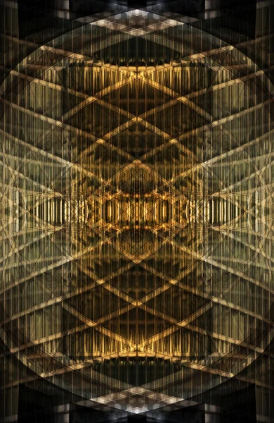 Abstraktes goldenes Muster — Stockfoto
