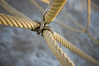 Attached ropes clipart