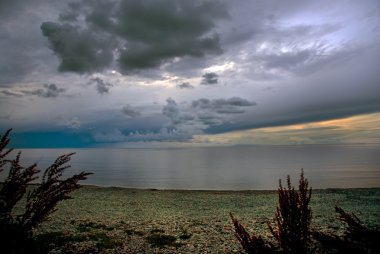 dramatik günbatımı