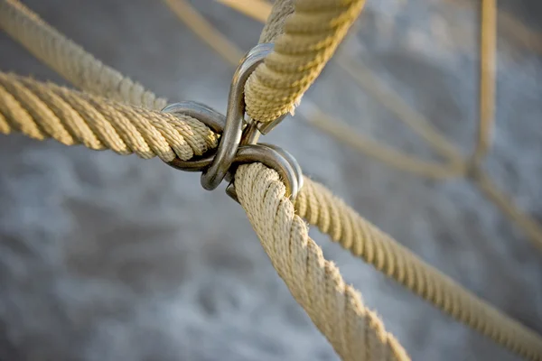 Bijgevoegde touwen — Stockfoto