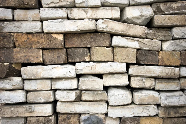Pilha de tijolos — Fotografia de Stock