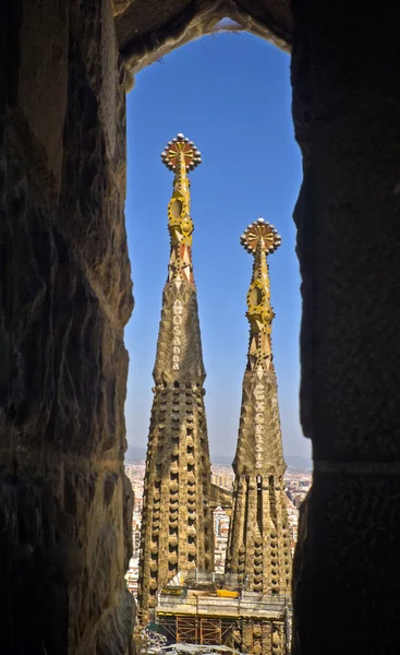 Kościół Sagrada Familia w Barcelonie — Zdjęcie stockowe