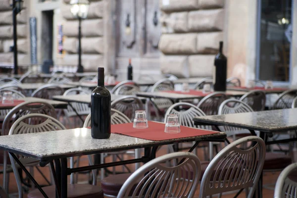 Restaurantul gol în aer liber — Fotografie, imagine de stoc