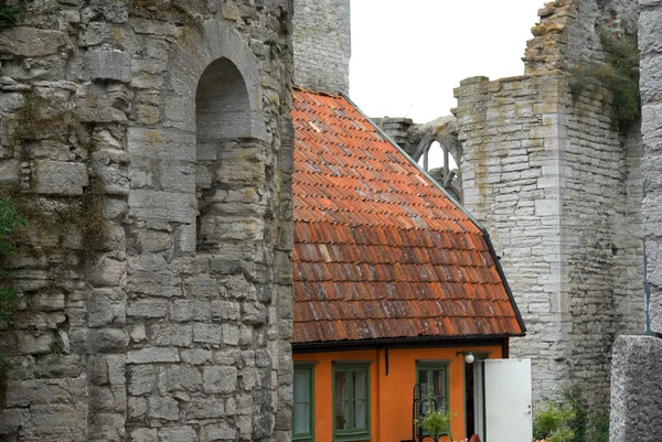 Old house in Visby — Stock Photo, Image