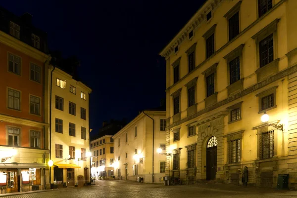 Stockholm nachts — Stockfoto
