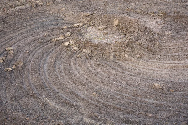 土壌中のパターン — ストック写真