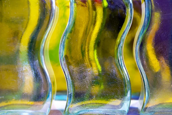 Flaschen mit Olivenöl — Stockfoto