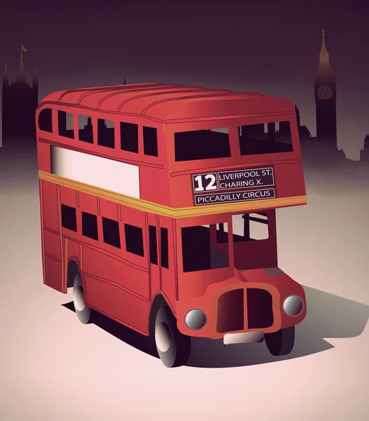 Red london bus — Stock Photo, Image