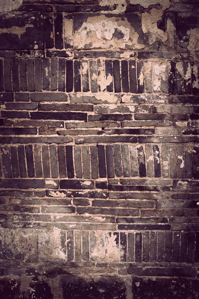 Μαύρο τούβλο τοίχο — Φωτογραφία Αρχείου