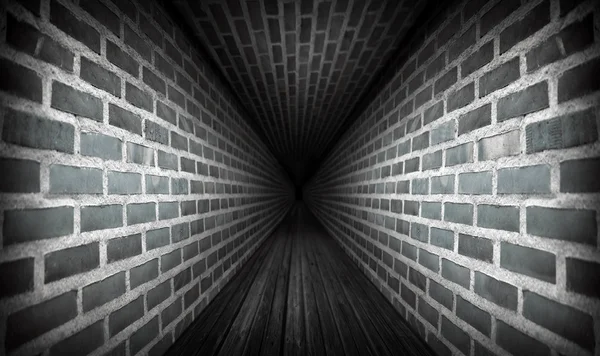 Donkere tunnel — Stockfoto