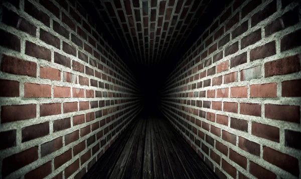 Ciemny tunel — Zdjęcie stockowe