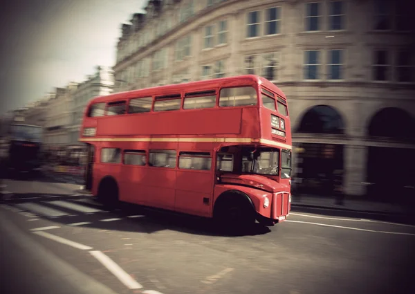 Vintage autobus a due piani — Foto Stock