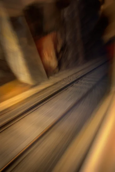 Železnice v tunelu — Stock fotografie