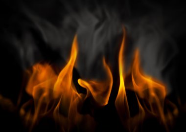 Fire and smoke clipart