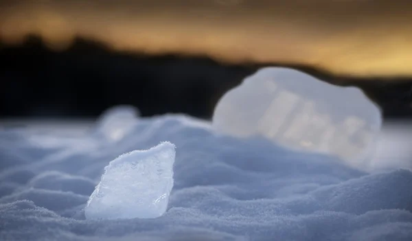 Μπλοκ του πάγου — Φωτογραφία Αρχείου