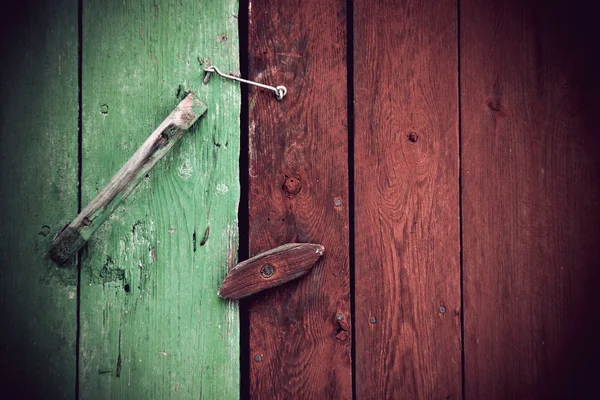 Εκλεκτής ποιότητας ξύλινη πόρτα — Φωτογραφία Αρχείου