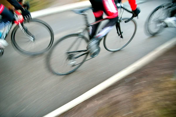 stock image Racing cyclists