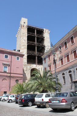 cagliari Sardunya İtalya Avrupa fil kule