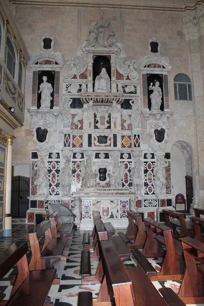 Cathedral of Santa Maria in Castello quarter in the capital of Sardinia, Cagliari. — Stock Photo, Image