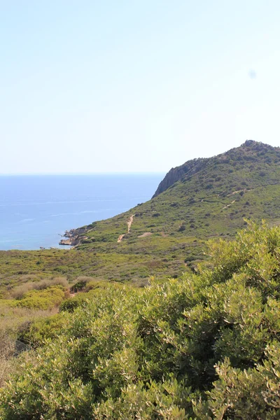 撒丁岛的海岸线的风景。意大利. — 图库照片