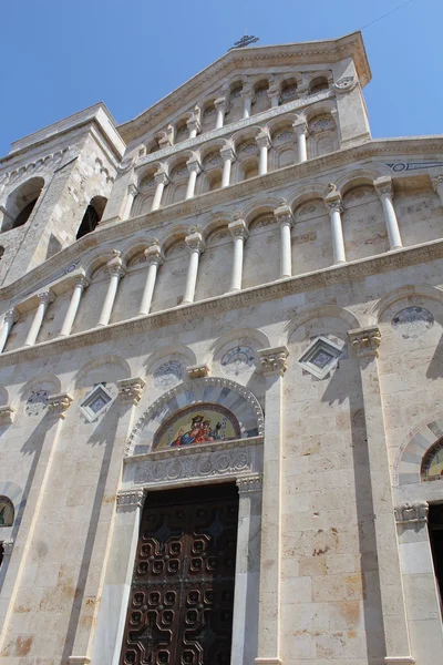 Kathedrale von santa maria im viertel castello in der hauptstadt von sardinien, cagliari. lizenzfreie Stockbilder