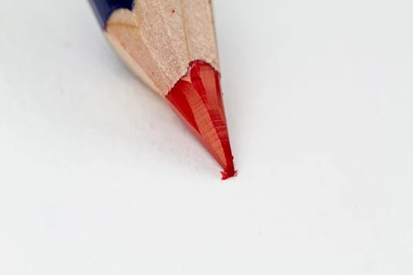 罂粟红铅笔 — 图库照片