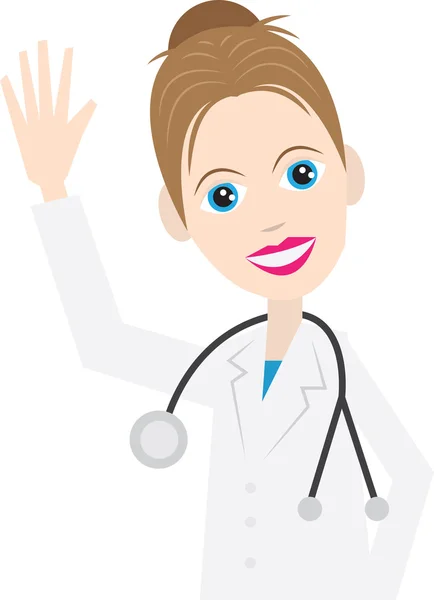 stock vector Woman Doctor