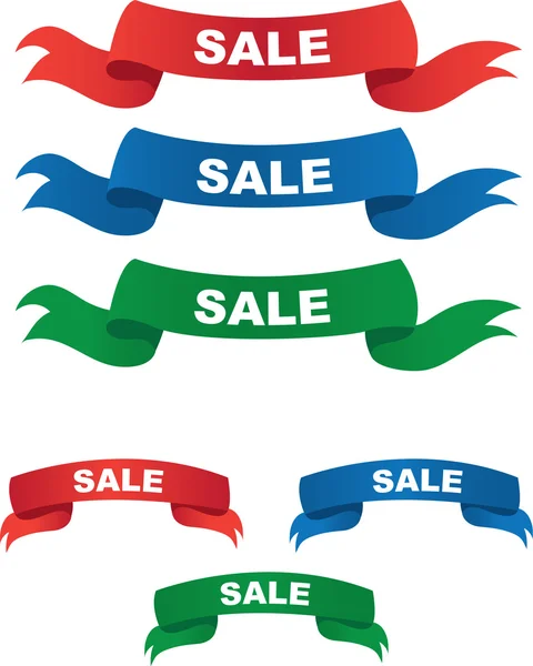 Vários Banners de venda — Vetor de Stock