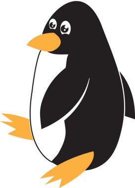 Penguin Walking clipart